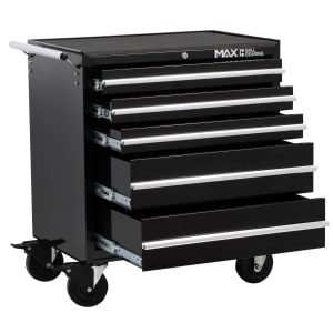 Hilka Professional Tool Chest & Cabinet with 489 Piece Mechanics Tool Kit - Black