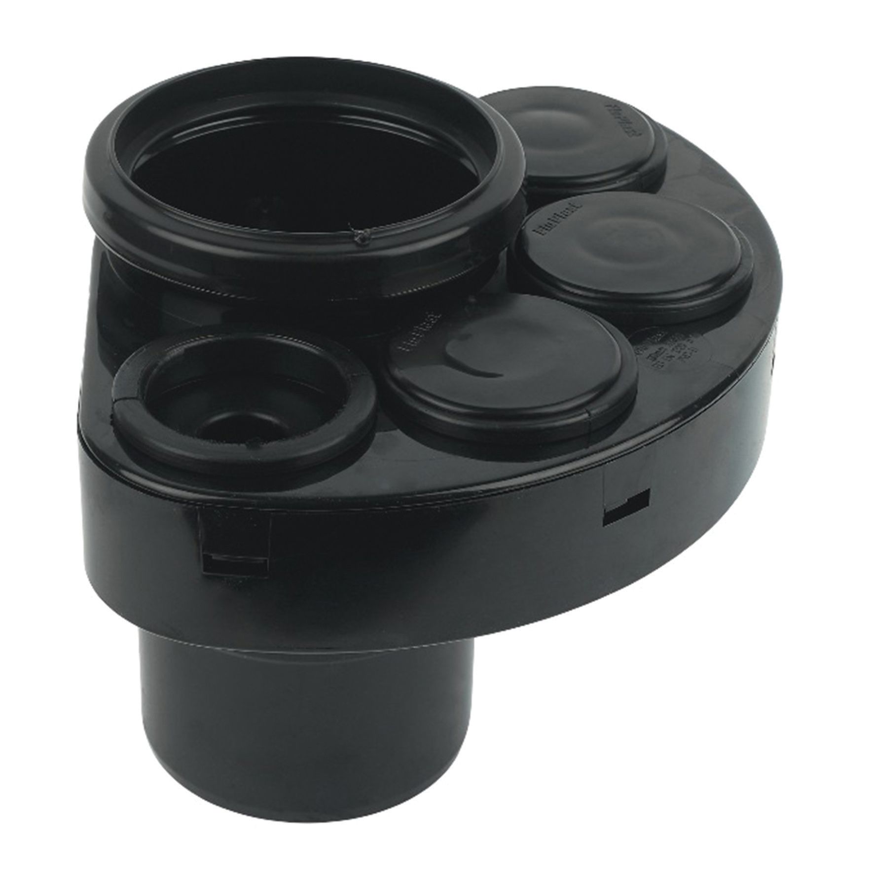 Image of FloPlast 110mm Soil Manifold Socket - Black