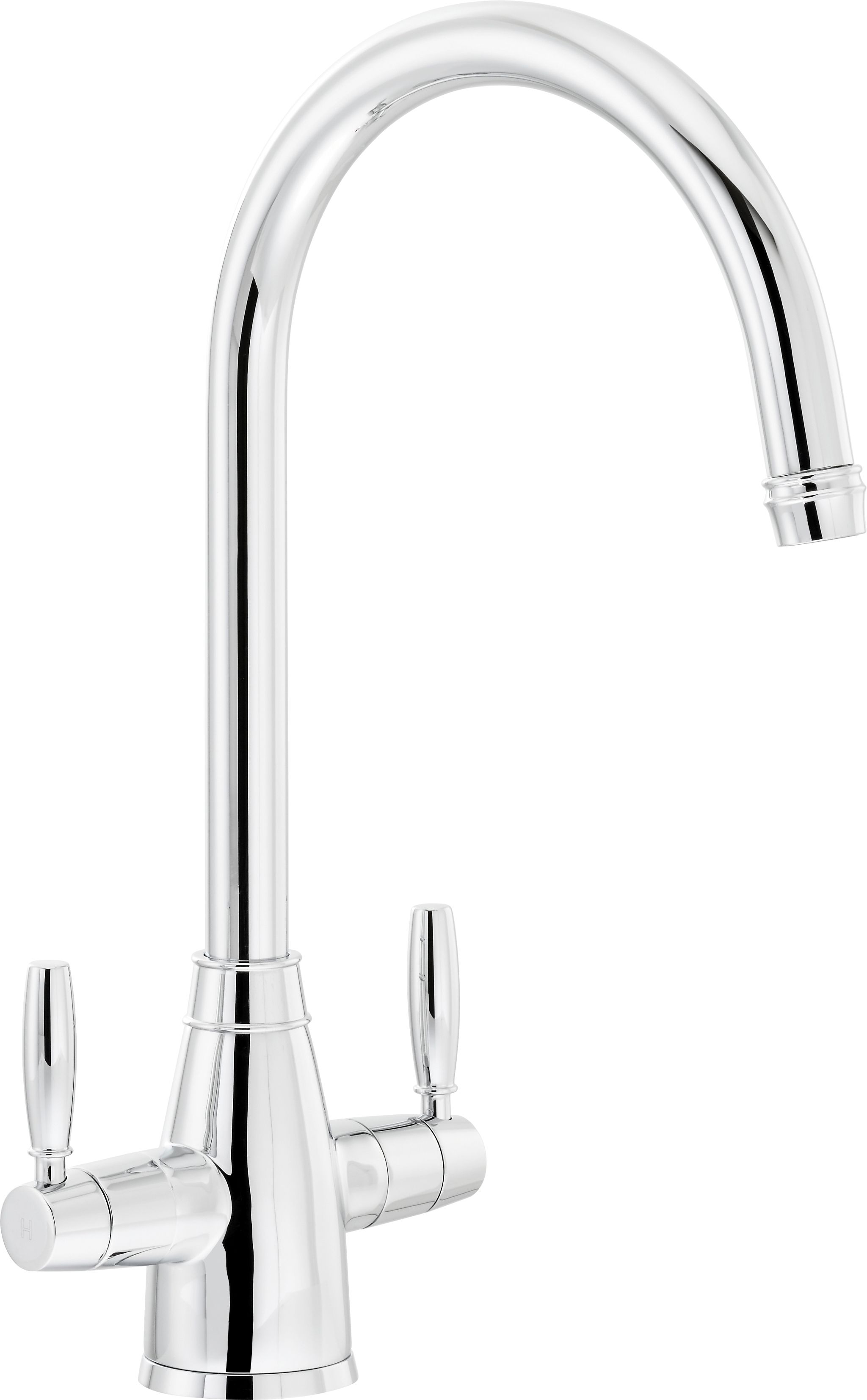 Image of Abode Upton Dual Lever Monobloc Sink Tap - Chrome