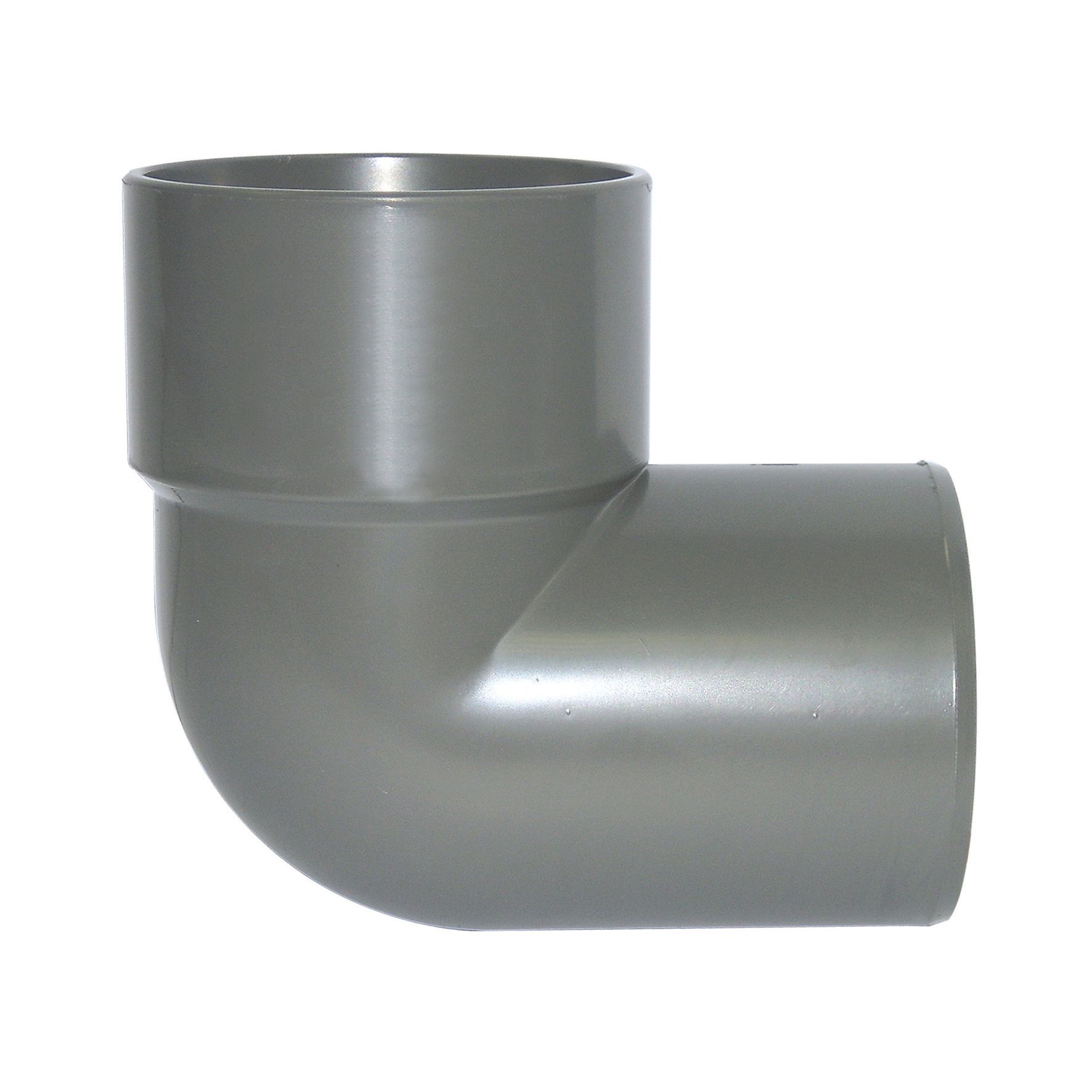 Image of FloPlast WS26G Solvent Weld Waste 90 Deg Bend Conversion - Grey 32mm