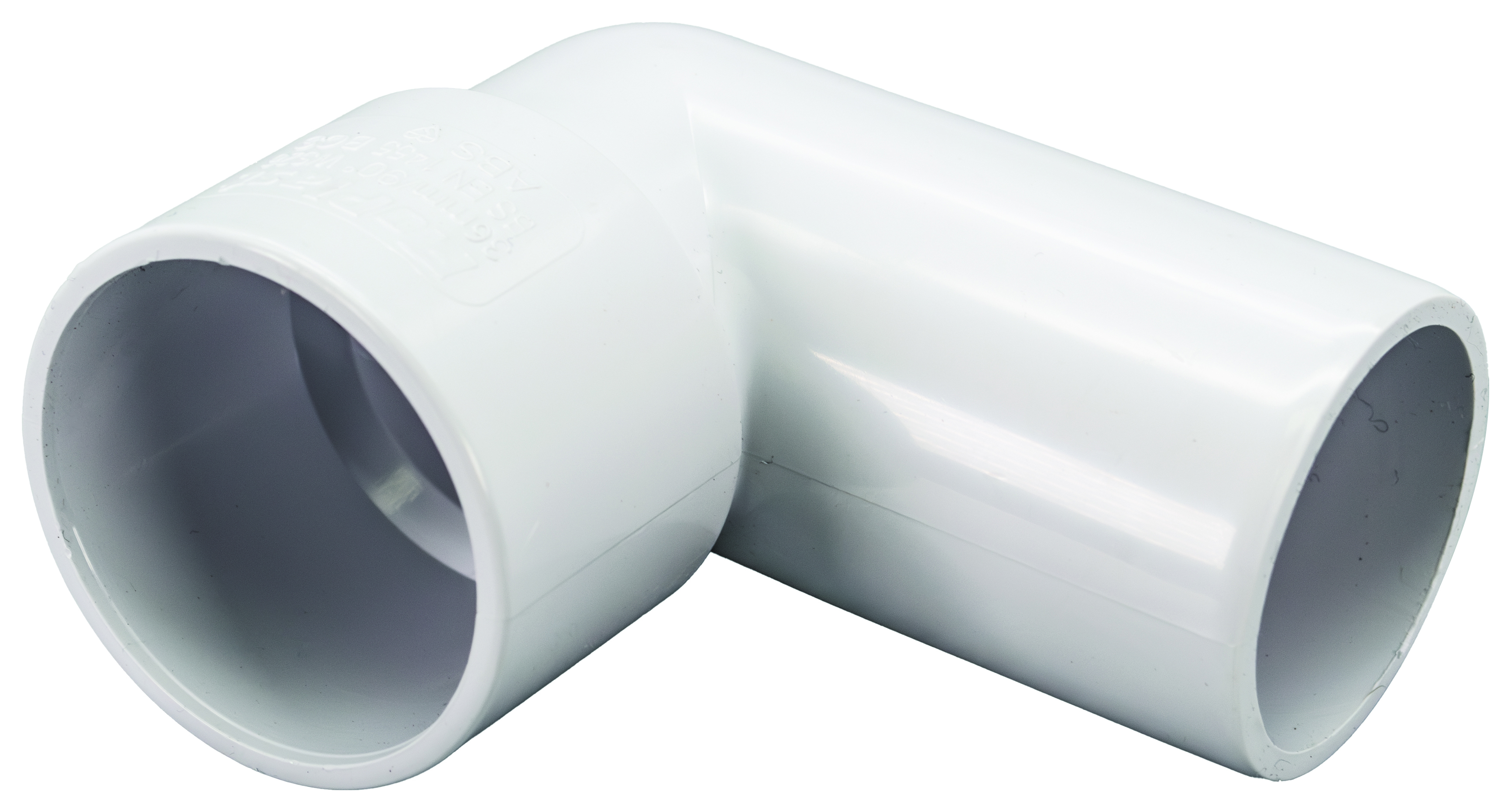 FloPlast WS26W Solvent Weld Waste 90 Deg Bend Conversion - White 32mm