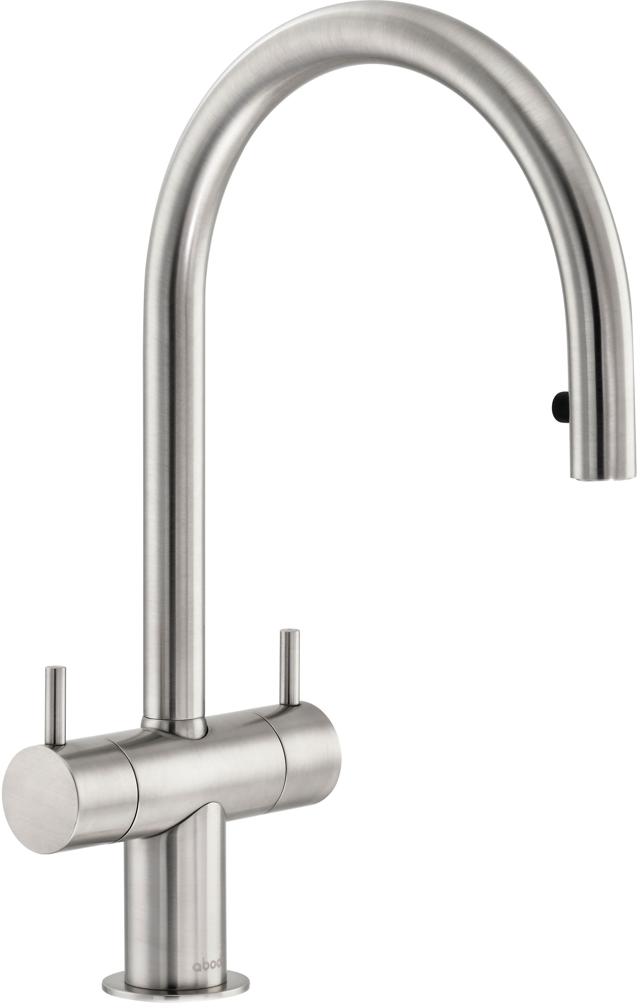 Abode Hesta Dual Lever Pull Out Sink Tap - Brushed Nickel