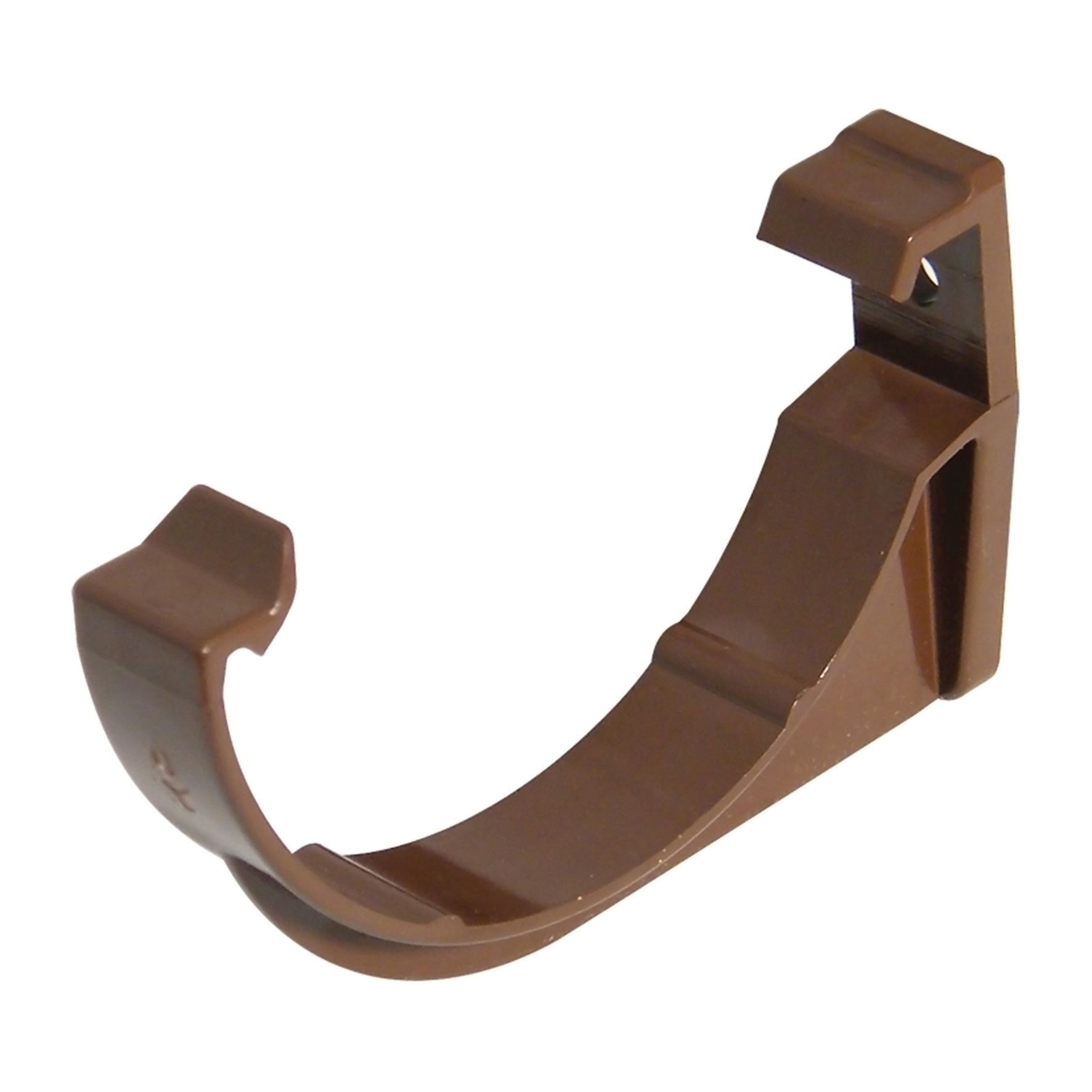 FloPlast 76mm MiniFlo Gutter Fascia Brackets - Pack of 2 - Brown