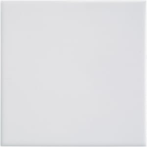 Wickes White Gloss Ceramic Wall Tile 150 x 150mm Sample