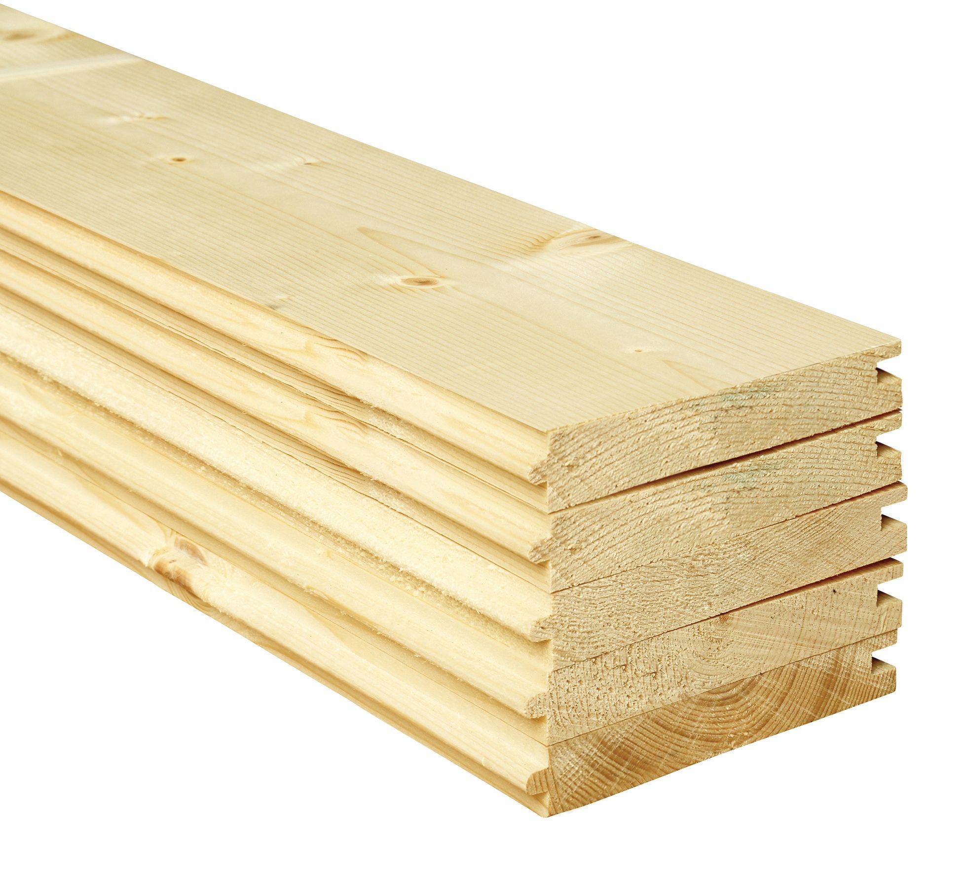 Wickes PTG Timber Floorboards - 18 x 144 x 2400mm - Pack of 5