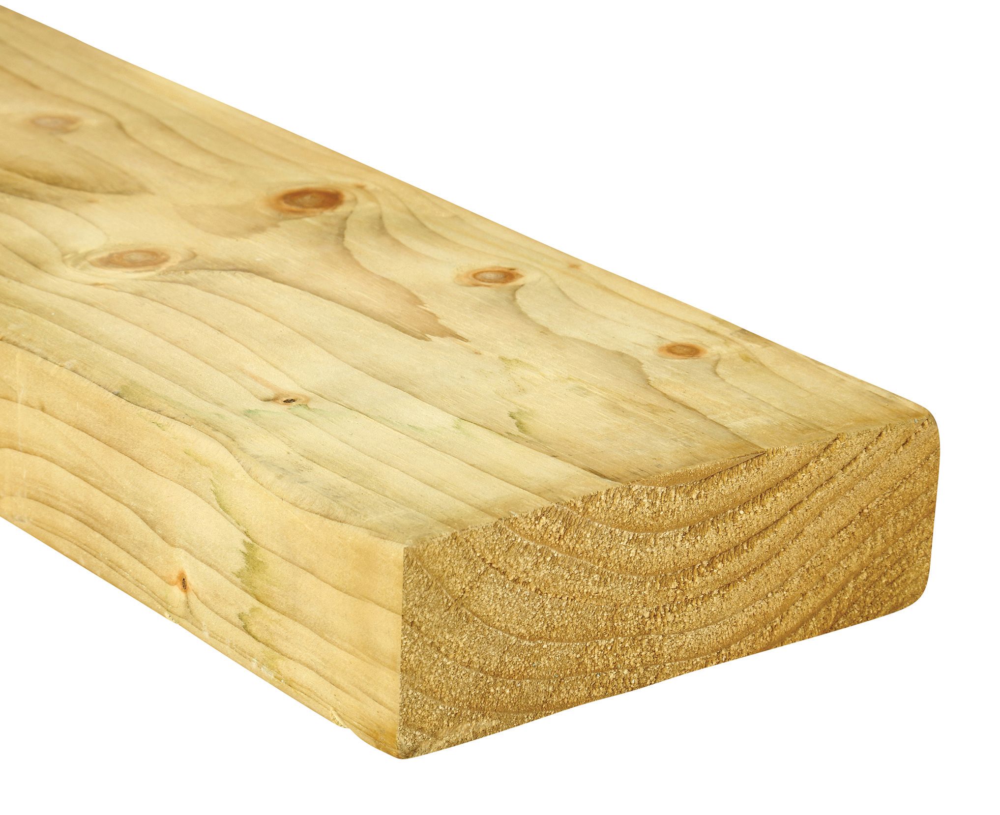 Image of Wickes Treated Kiln Dried C24 Regularised Timber - 45 x 145 x 4800mm