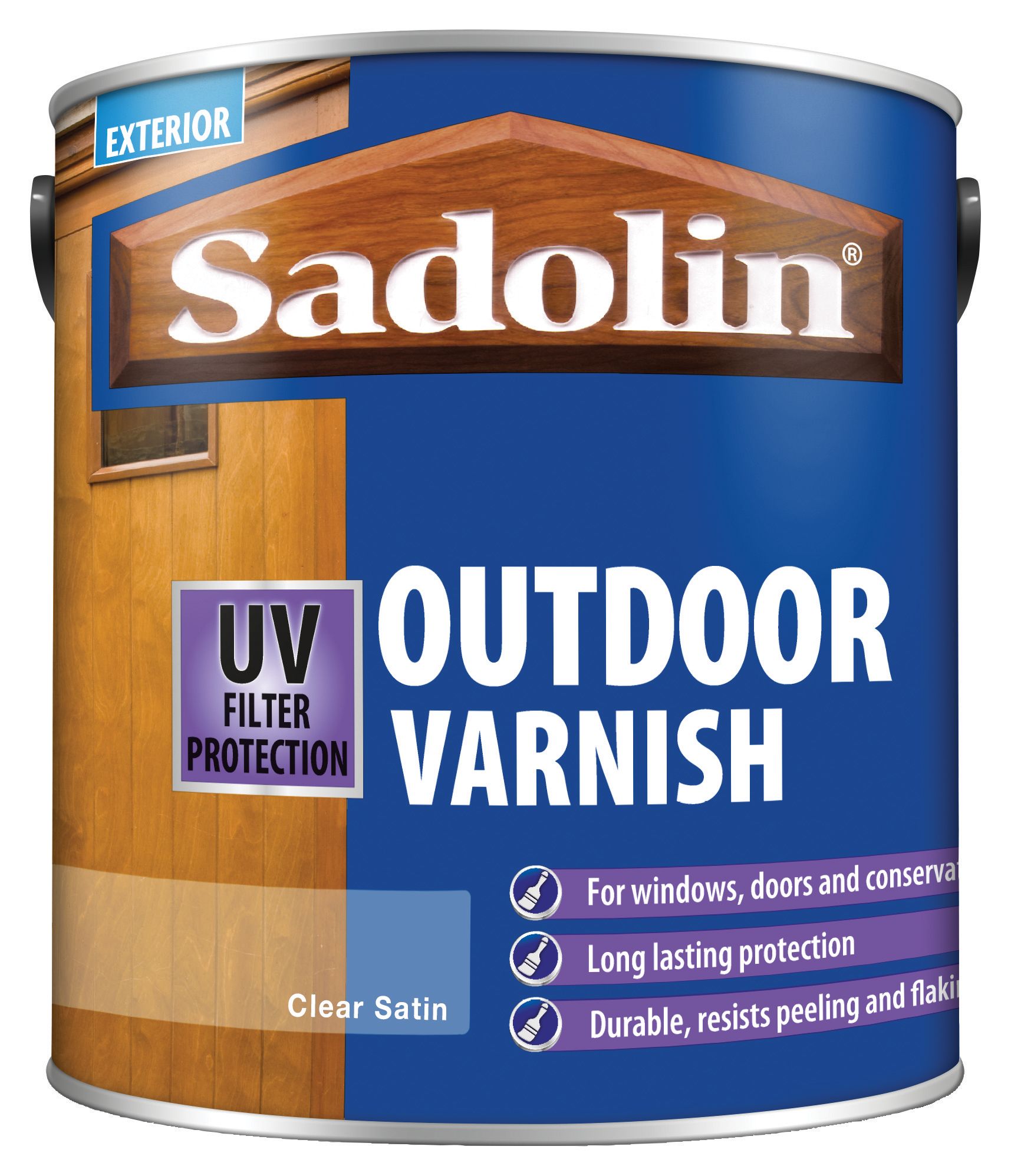 Sadolin Outdoor Satin Varnish - 2.5L