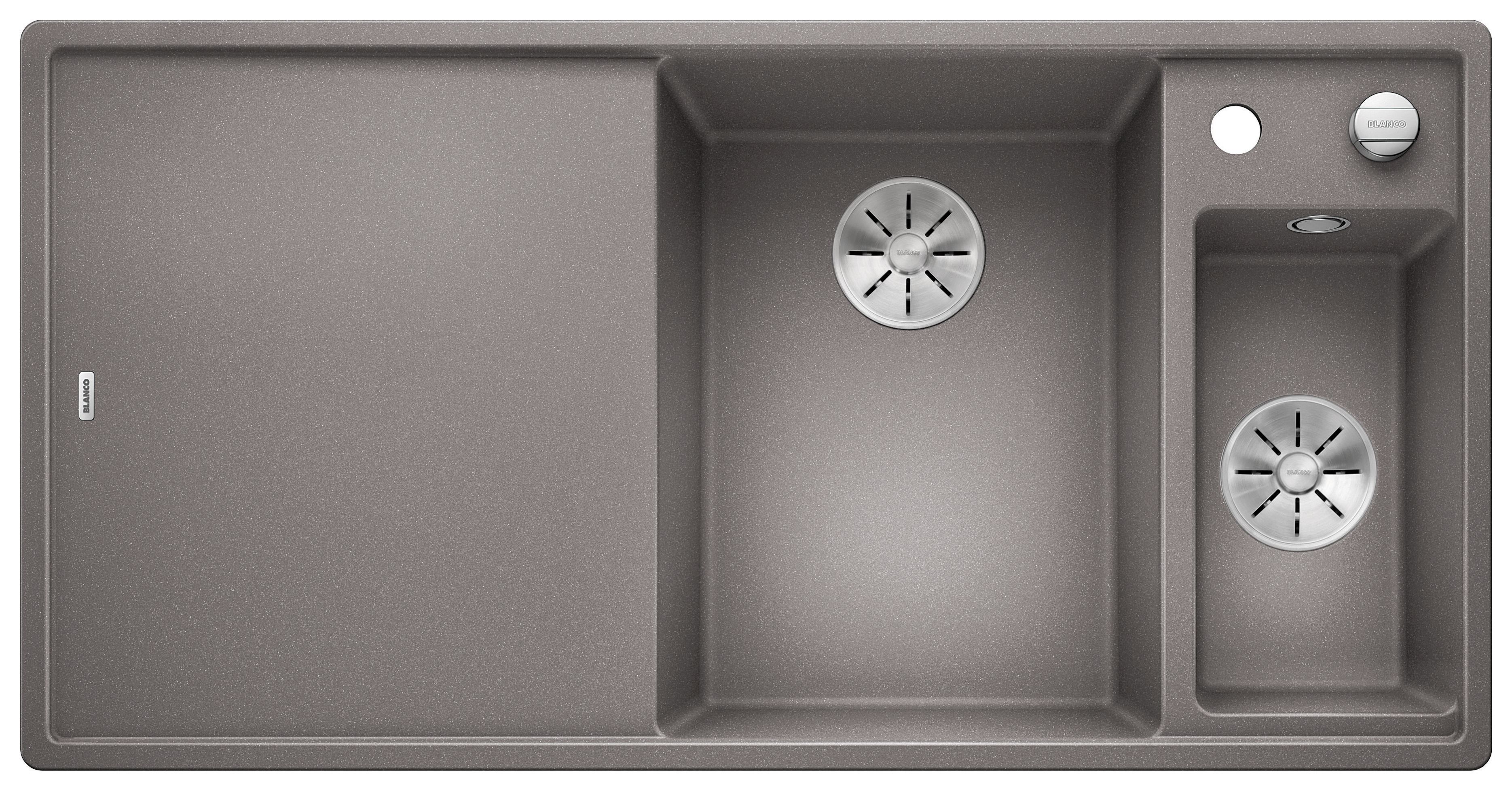 Blanco Axia 1.5 Bowl Silgranit Inset Kitchen Sink - Grey