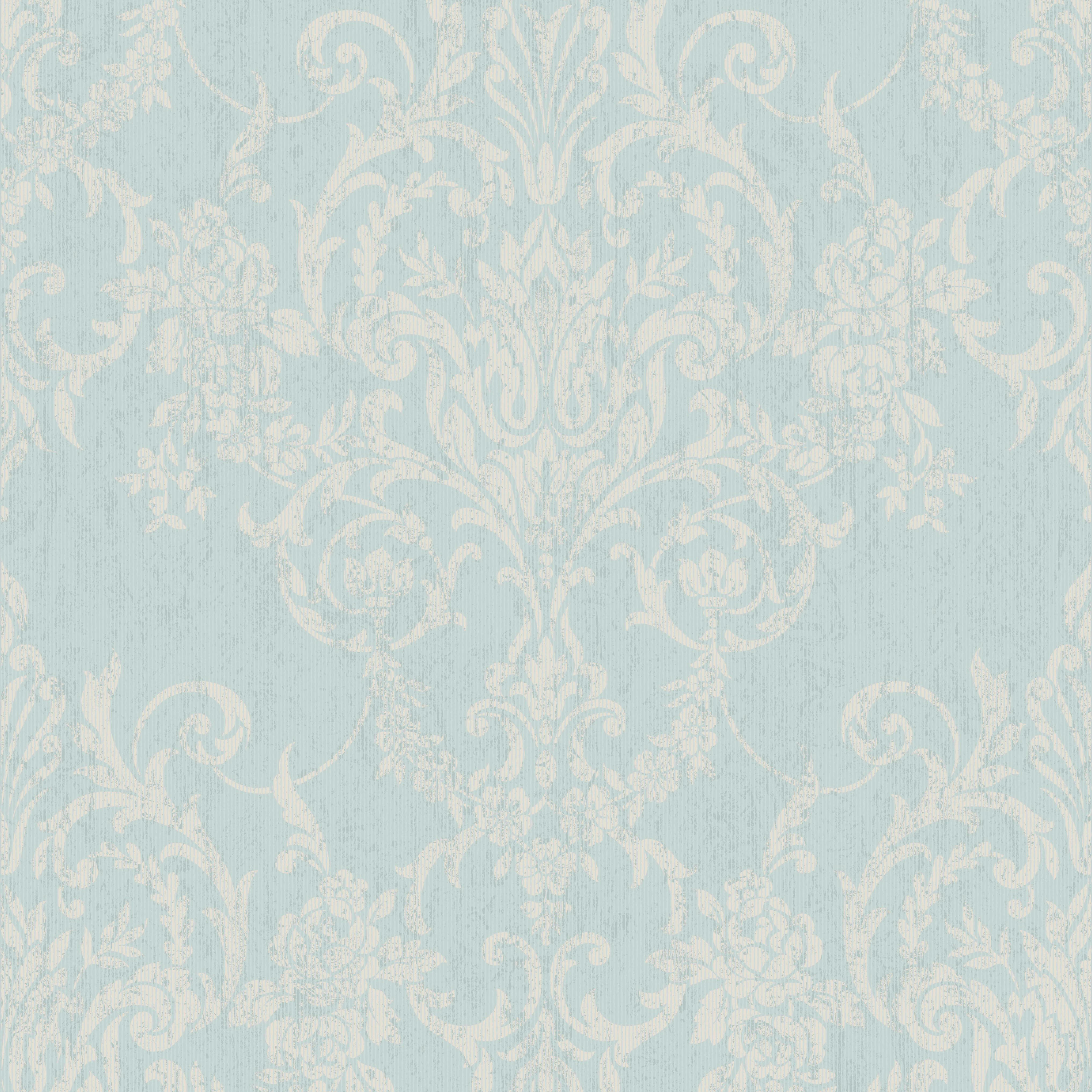 Superfresco Easy Victorian Damask Duck Egg Decorative Wallpaper 10m
