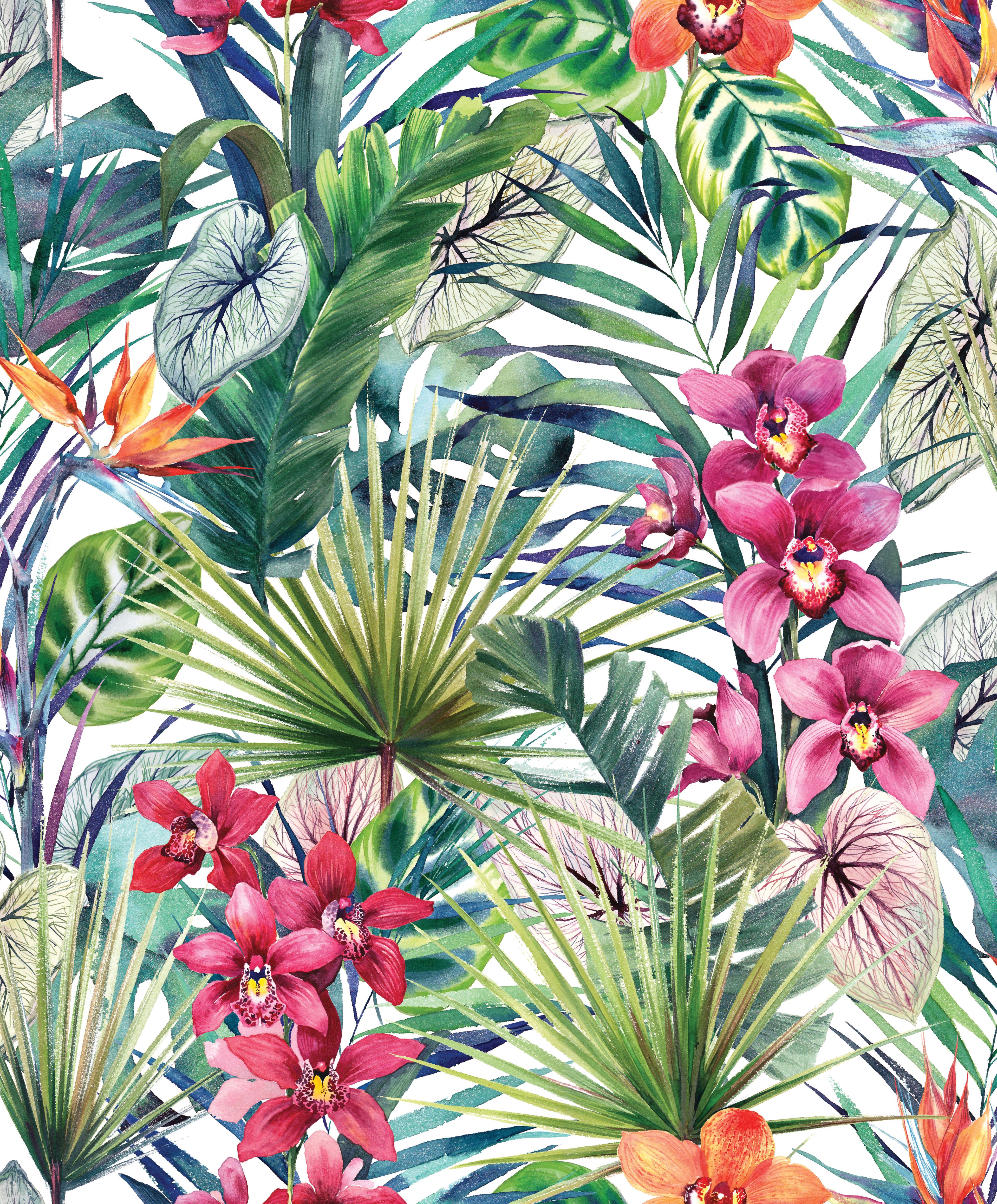 Image of Superfresco Easy Aloha Tropical Decorative Wallpaper - 10m