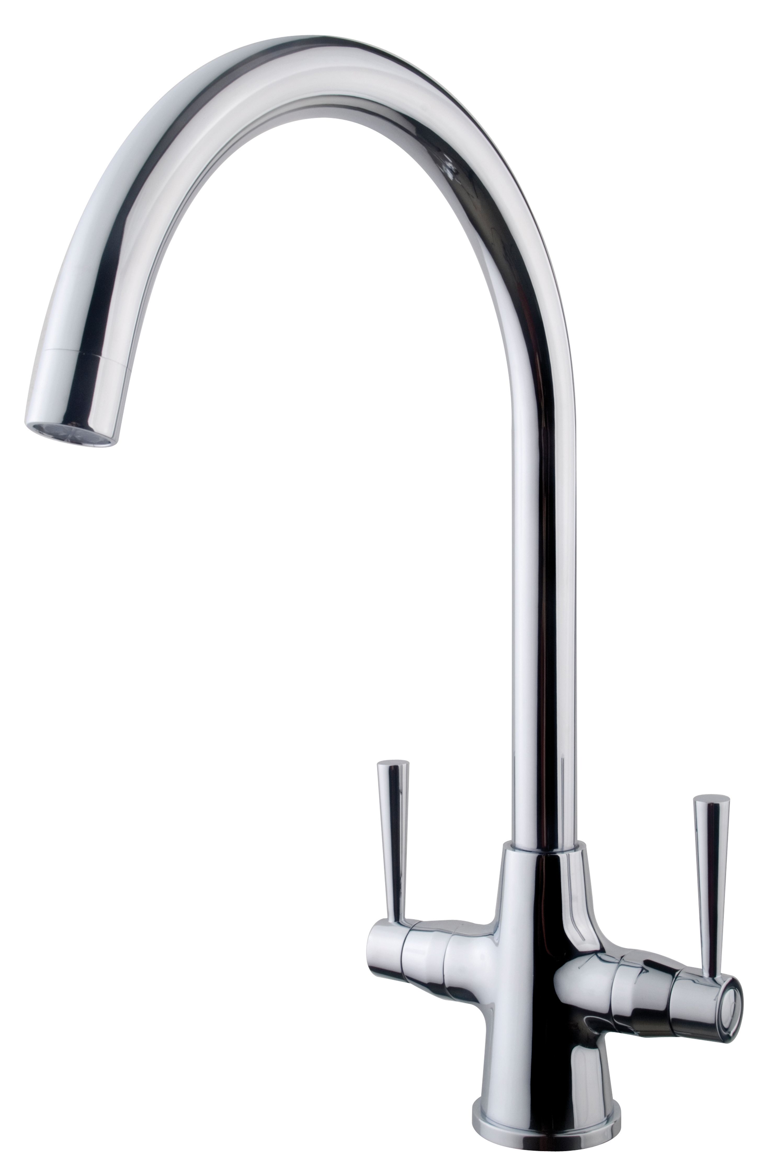 Image of Wickes Toba Monobloc Kitchen Sink Mixer Tap - Chrome