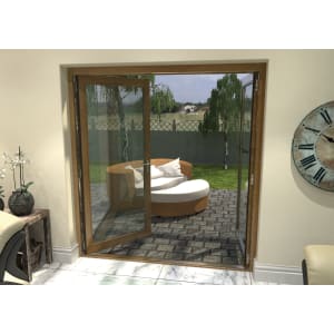 Rohden Pattern 10 Fully Finished Oak French Doors - 6ft