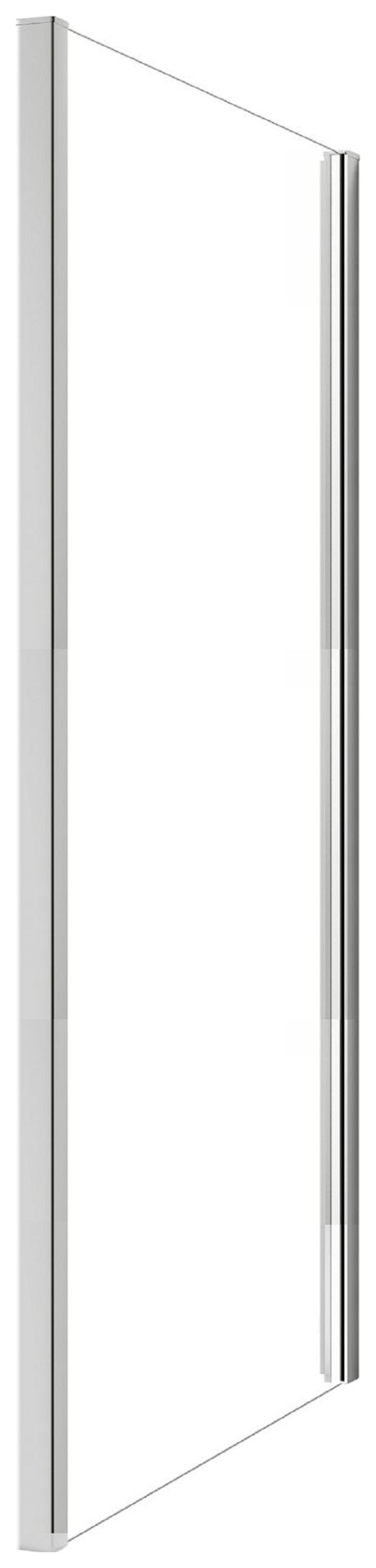 Nexa By Merlyn 6mm Chrome Semi-Framed Side Panel Only - 1900 x 800mm