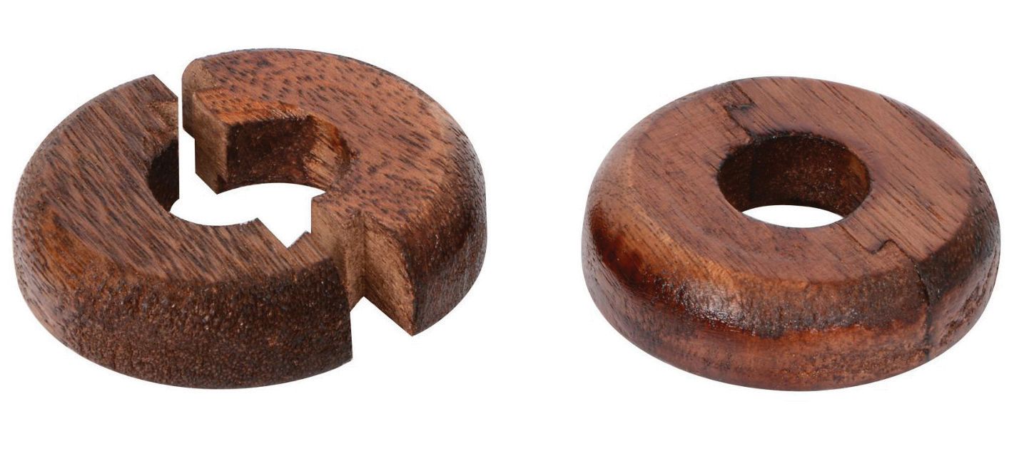 Vitrex Real Wood Pipe Surrounds Dark Oak - Pack of 2