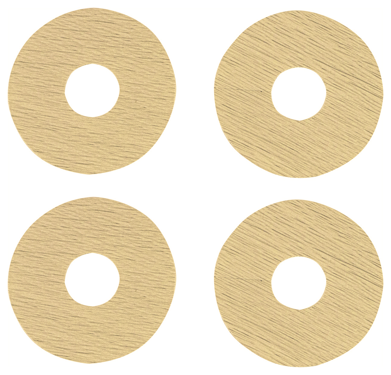 Vitrex PVC Light Oak Pipe Surrounds - Pack of 4