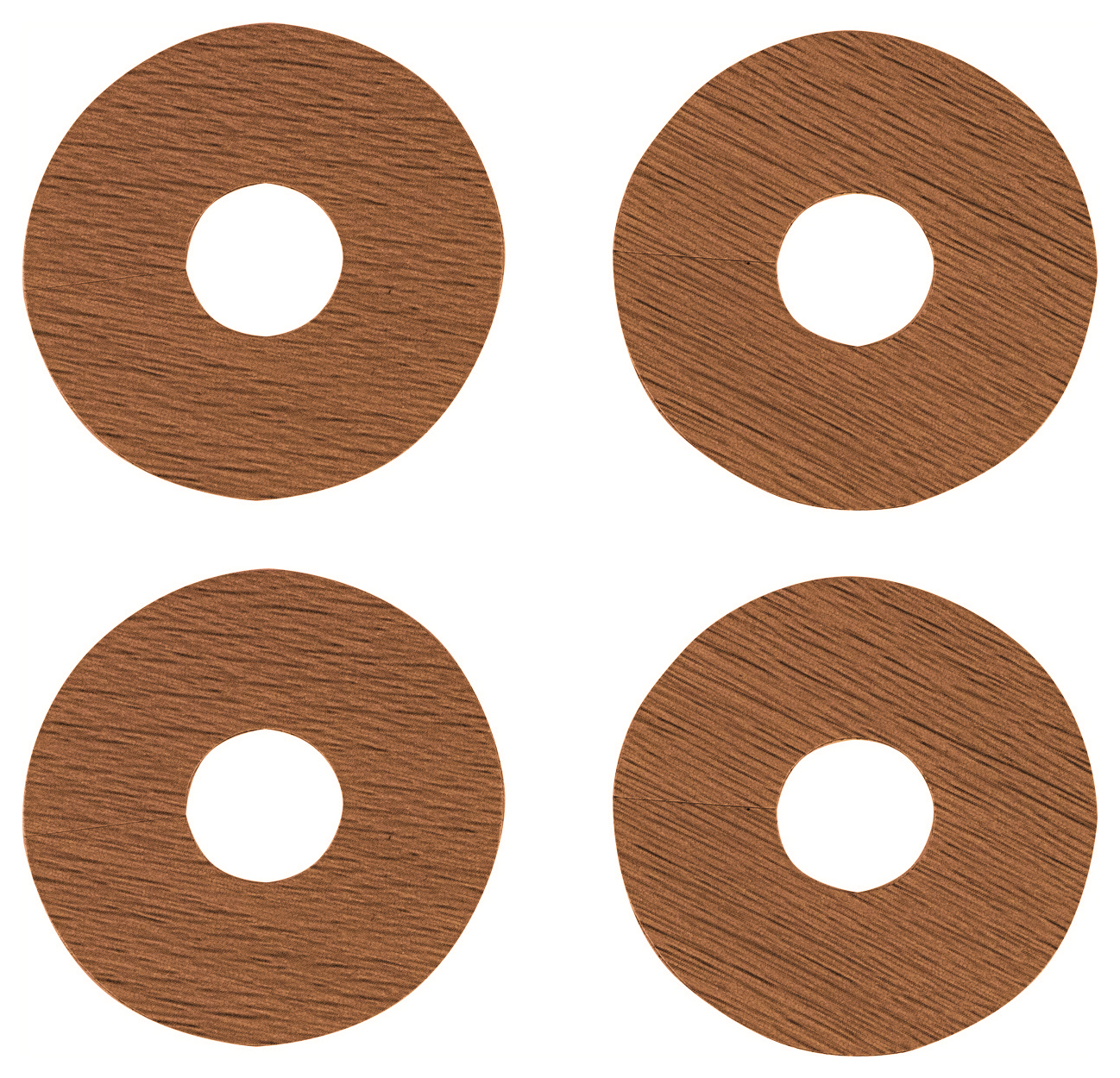 Vitrex PVC Pipe Surrounds Medium Oak - Pack of 4