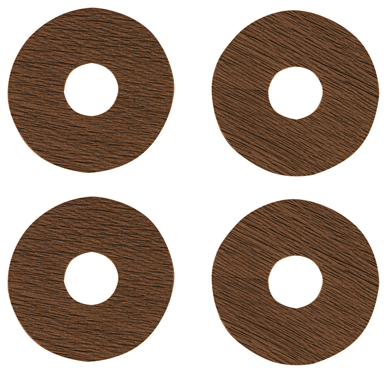 Vitrex PVC Pipe Surrounds Dark Oak - Pack of 4