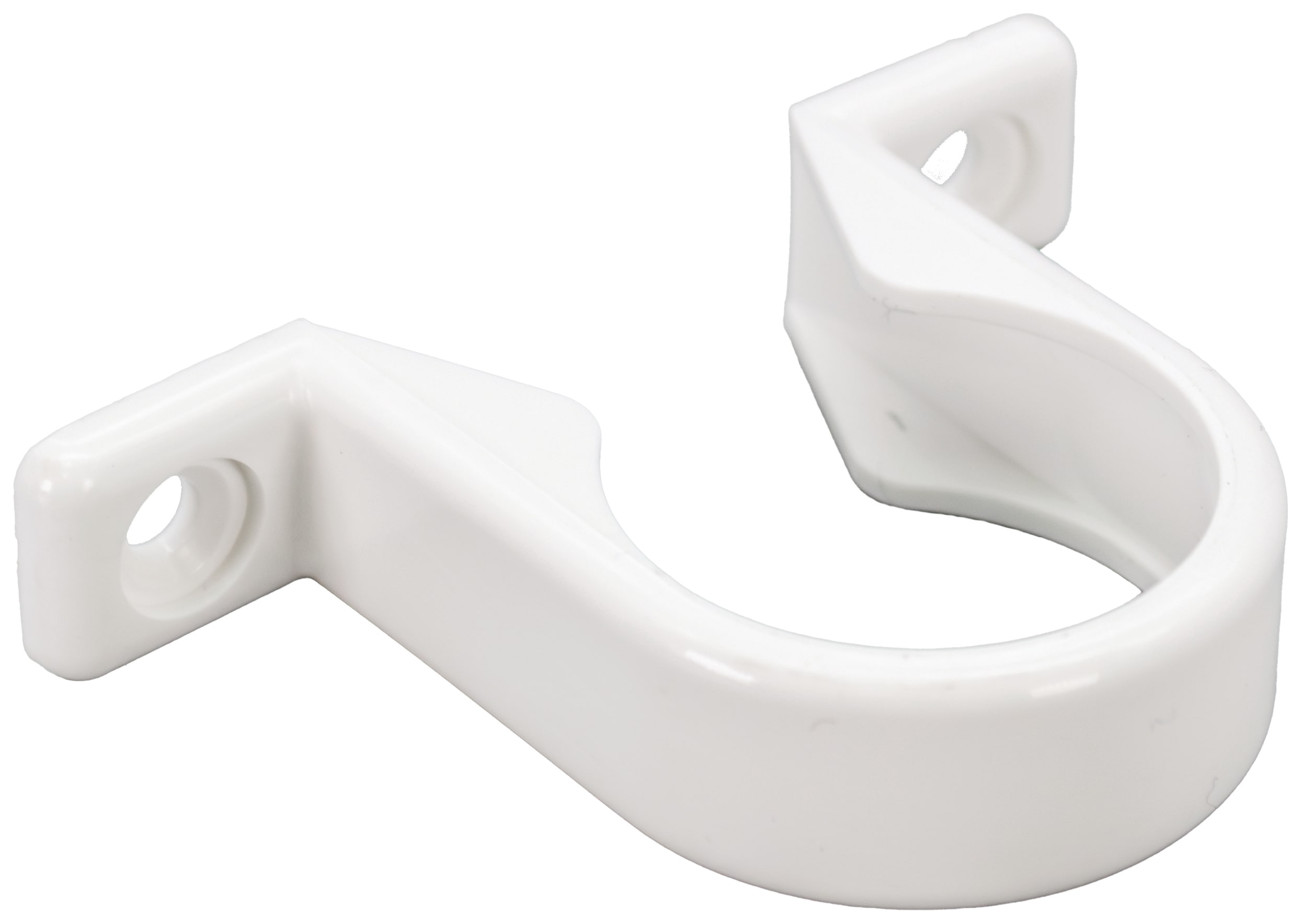 FloPlast WS34W Solvent Weld Waste Pipe Clips White 32mm Pack of 3