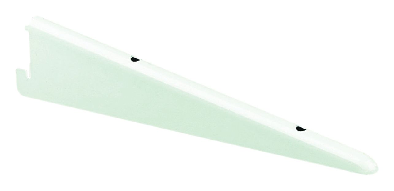 Image of Wickes Twin Slot White Shelf Bracket - 270mm