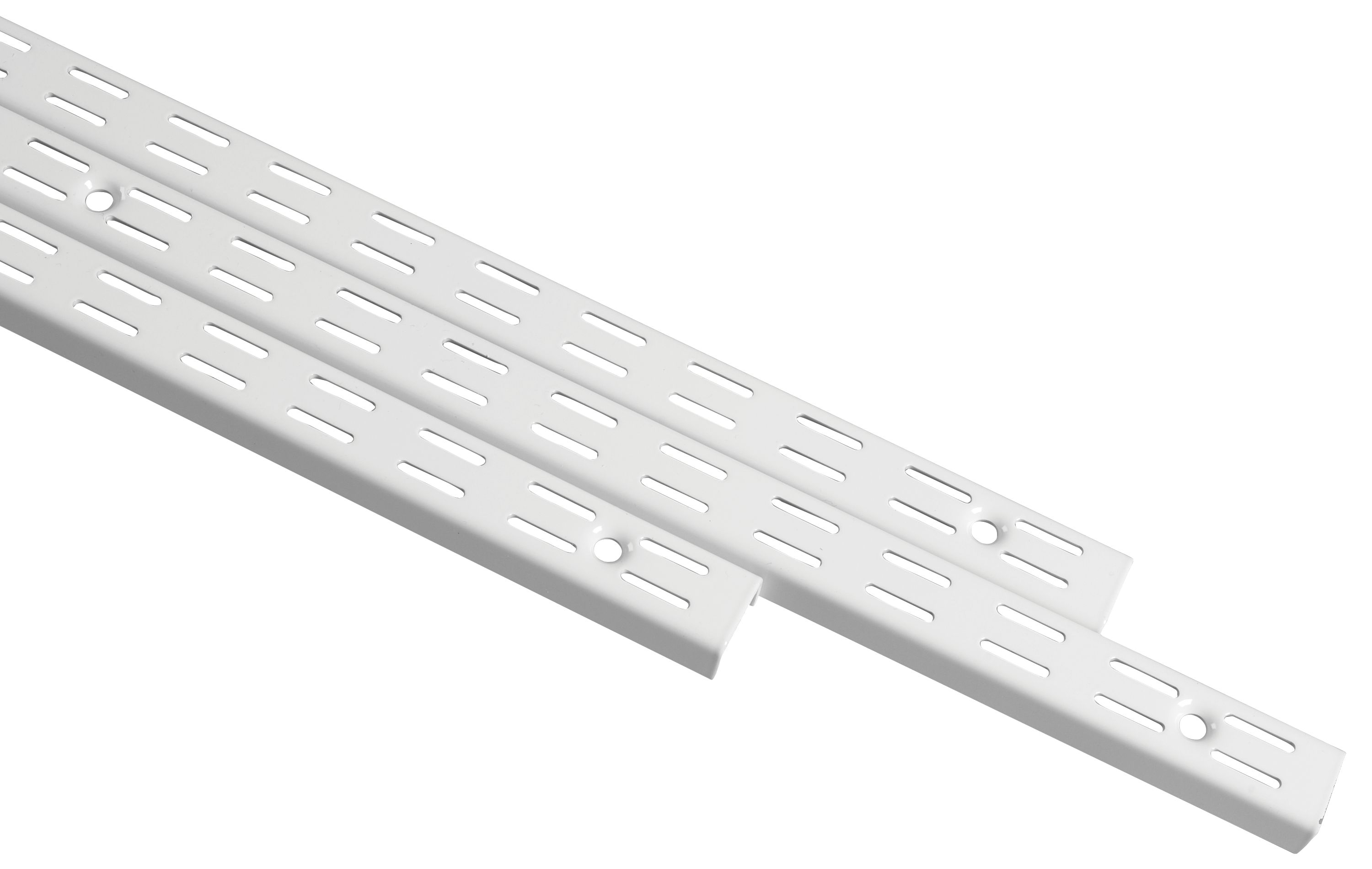 Twin Slot White Upright - 1219mm
