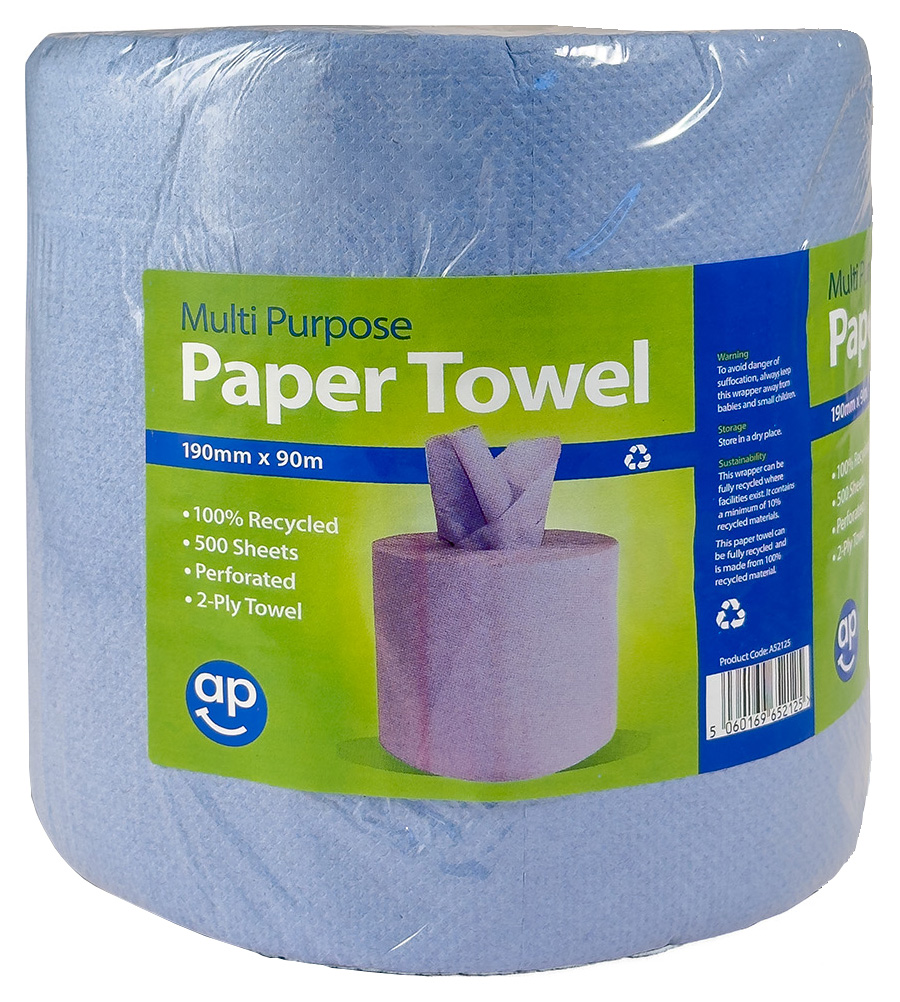 Image of Ap Multi Purpose Paper Towel Roll 500 Sheets