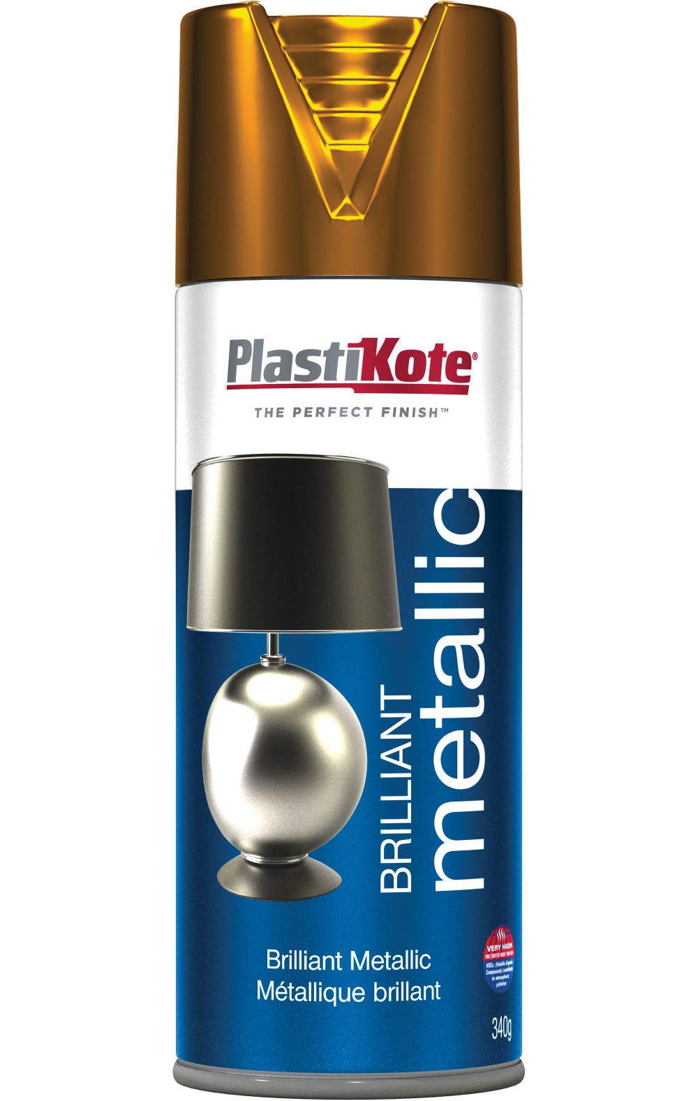 Plastikote Brilliant Metallic Copper Spray - 400ml