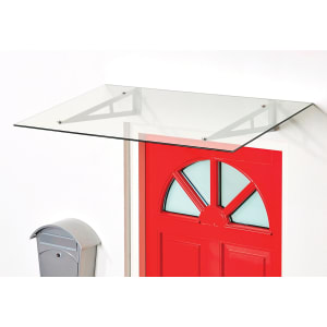 Superroof Rebecca Silver Door Canopy - 1200 x 690mm