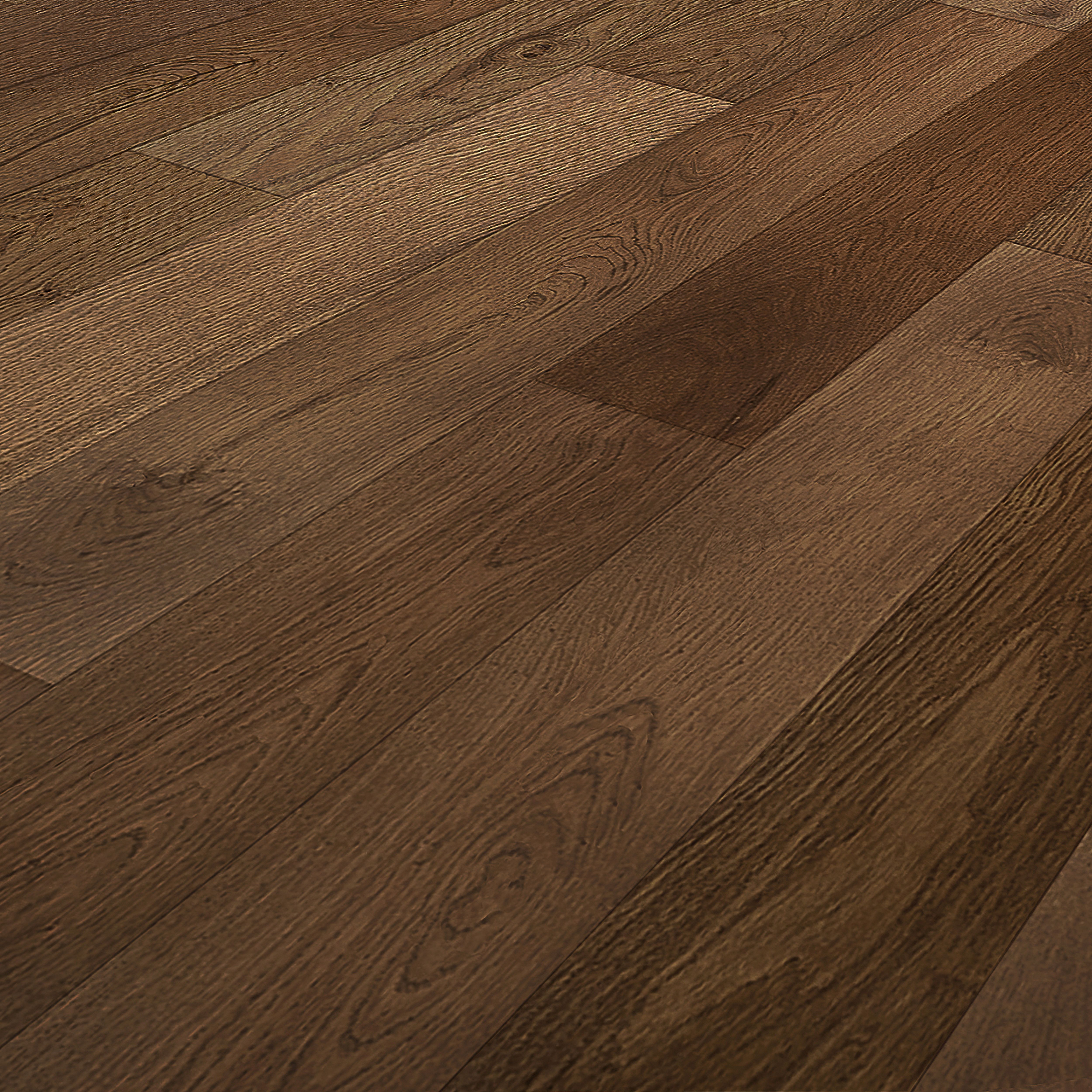 Image of W by Woodpecker Dusky Dark Oak 10mm Engineered Wood Flooring - 1.44m2