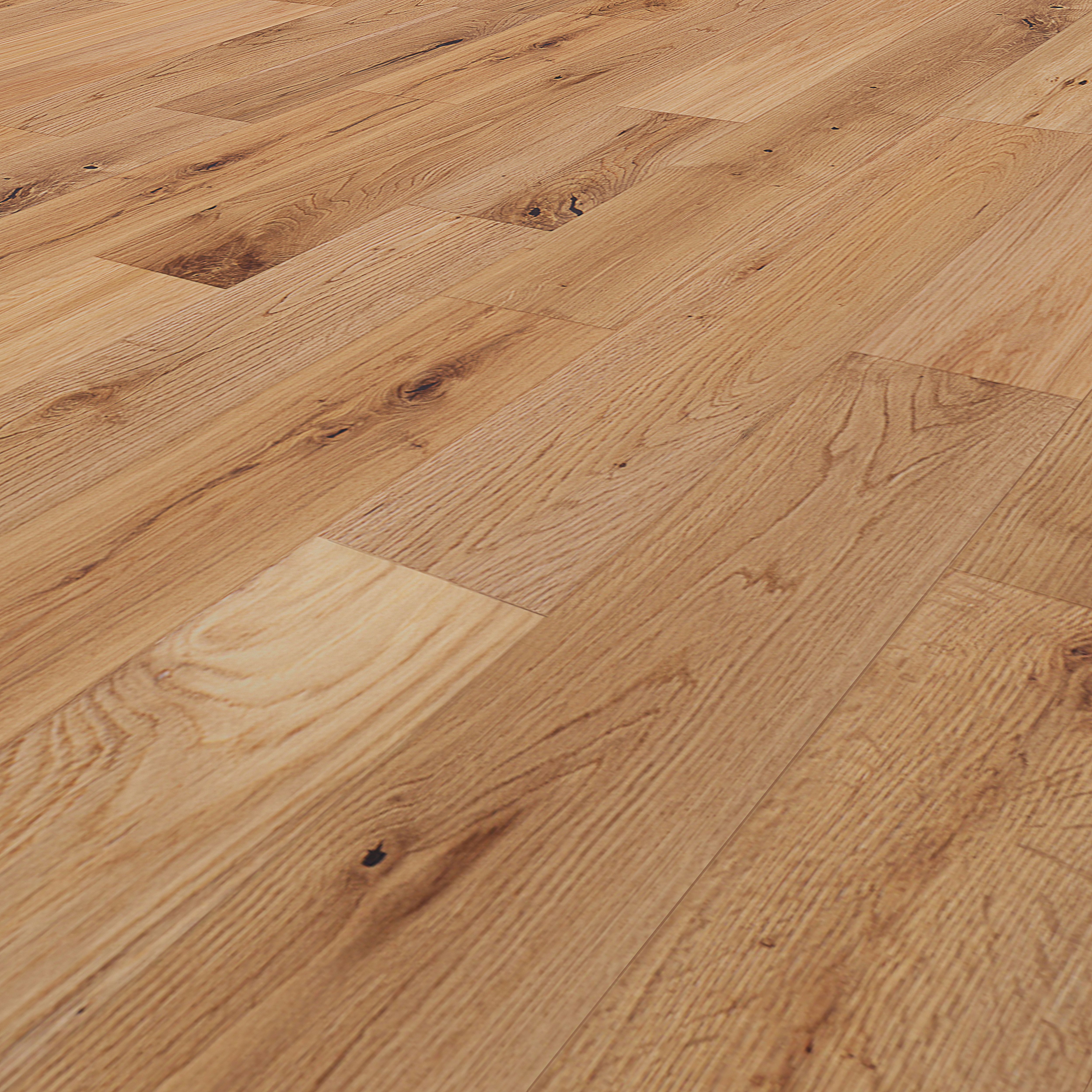 Image of W by Woodpecker Country Light Oak 15mm Solid Wood Flooring - 1.44m2