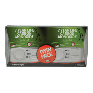 Fireangel Carbon Monoxide Alarm - Sealed for Life Battery - Twin Pack