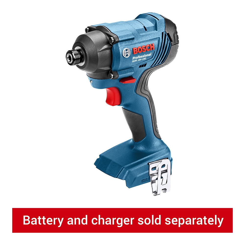 Image of Bosch Professional GDR 18 V-160 18V Cordless Impact Driver In An L-Boxx - Bare