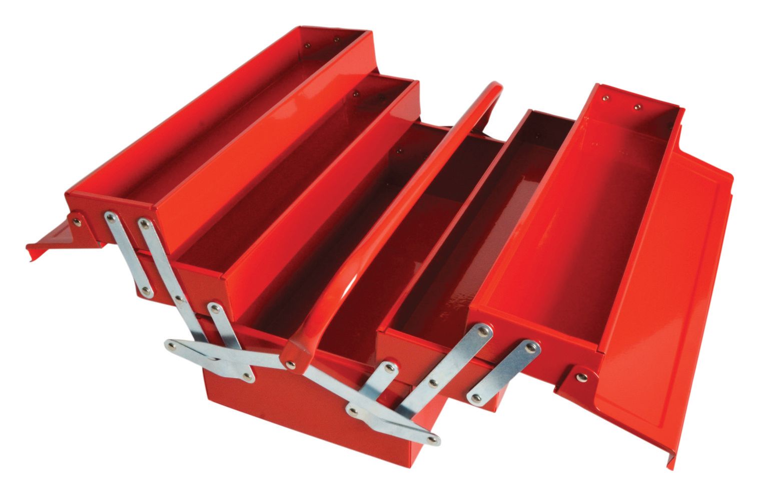 Faithfull Metal Cantilever Tool Box 5 Tray 400mm (17in)