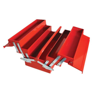 Faithfull Metal Cantilever Tool Box 5 Tray 400mm (17in)
