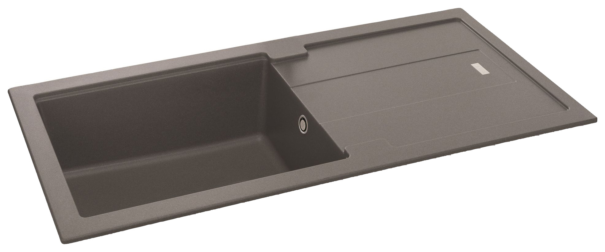 Carron Phoenix Bali 105 1 Bowl Composite Sink - Grey