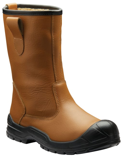 Dickies Dixon Lined Safety Rigger Boot - Tan