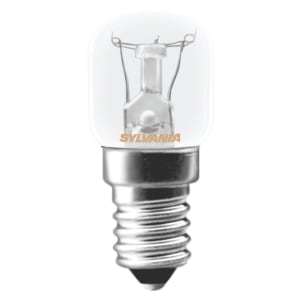 Sylvania Incandescent Non Dimmable Pygmy E14 Refrigerator Light Bulb - 15W