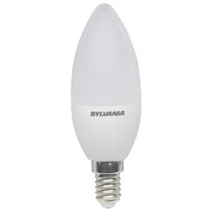Sylvania LED Non Dimmable Frosted Candle E14 Light Bulb - 3W