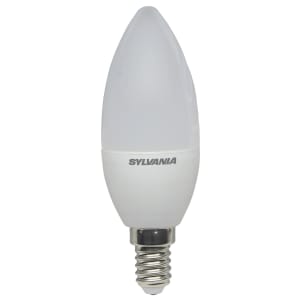 Sylvania LED Non Dimmable Frosted Candle E14 Light Bulb - 5.5W