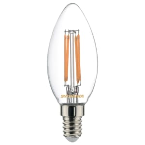 Sylvania LED Non Dimmable Filament E14 Candle Light Bulb - 4.4W