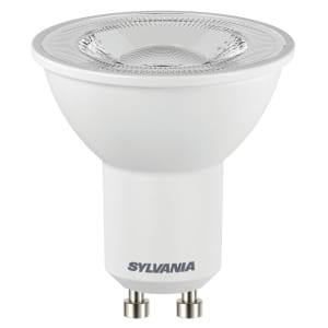 Sylvania LED Non Dimmable Warm White GU10 Light Bulbs - 4.5W - Pack of 10