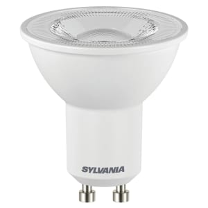 Sylvania LED Non Dimmable Cool White GU10 Light Bulbs - 4.5W - Pack of 10