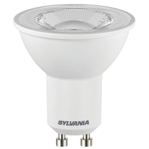 Sylvania LED Non Dimmable Warm White GU10 Light Bulbs - 4.5W - Pack of 5