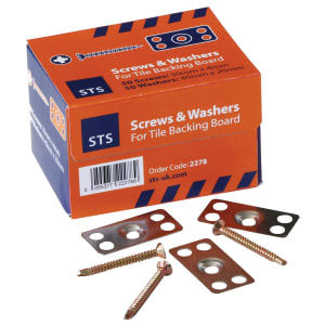 STS 30mm Screws and Stainless Steel Washers Pack of 50