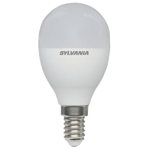 Sylvania LED Non Dimmable Frosted Mini Globe E14 Light Bulb - 8W