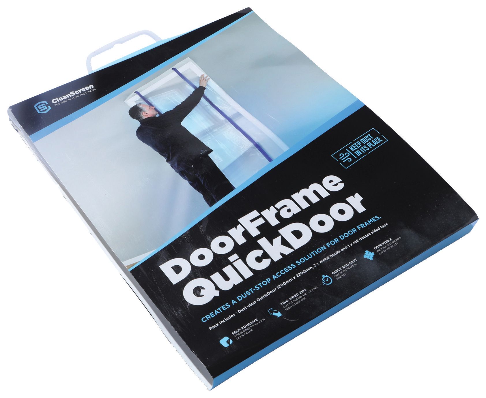 Protec Cleanscreen Door Frame Quick Door - 1200 x 2200mm