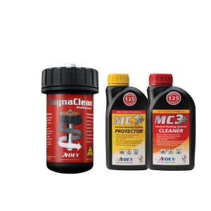 Adey Pro1 Magna Clean Filter + Adey MC1 Inhibitor & MC3 Cleaner Pack