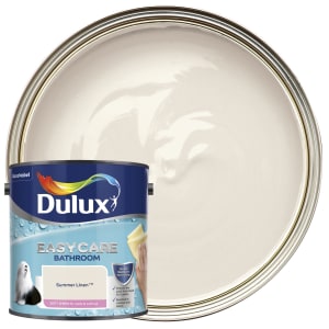 Dulux Easycare Bathroom Soft Sheen Emulsion Paint Summer Linen - 2.5L