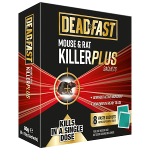 Deadfast Mouse & Rat Killer Plus - 8 Sachets
