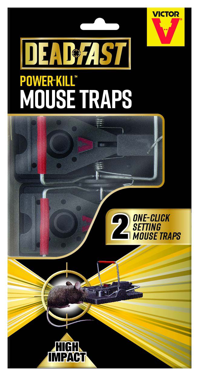 Deadfast Power Kill Mouse Trap - Twin Pack