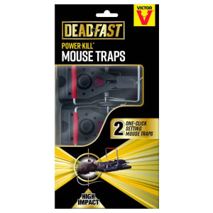 Deadfast Power Kill Mouse Trap - Twin Pack